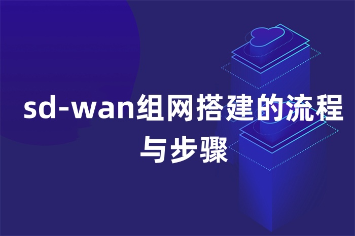 sd-wan組網(wǎng)搭建的流程與步驟