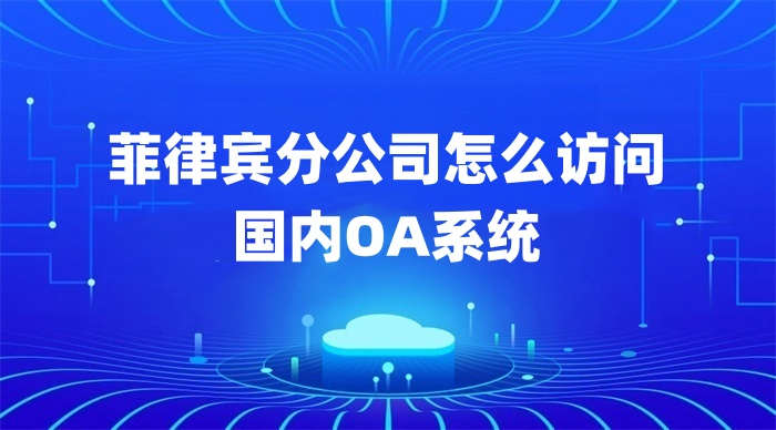 菲律賓分公司怎么訪問 國內OA系統