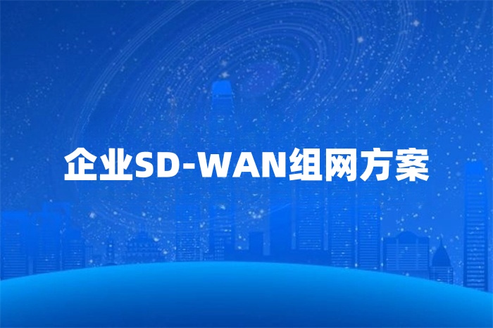 企業(yè)SD-WAN組網(wǎng)方案