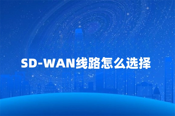 SD-WAN線路怎么選擇
