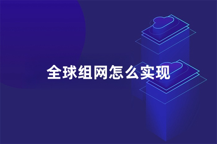 全球組網怎么實現