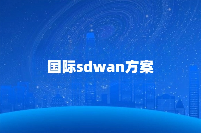 國際sdwan方案